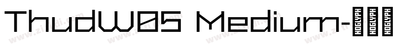 ThudW05 Medium字体转换